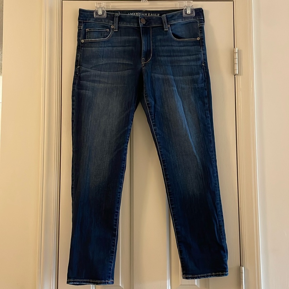 American eagle super stretch skinny jeans size 12 short